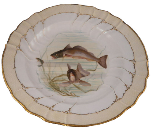 Superbe assiette scénique - scénique, en