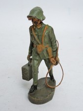 Soldat ELASTOLIN Militaire Porteur de valises et cordes Jouet Militaria (16431)