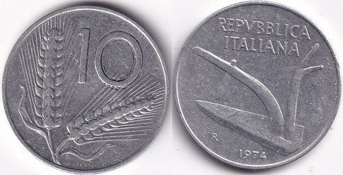 Lires 1974 italie - 10,