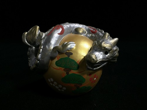 P1267 vintage dragon japonais - vintage,
