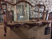 Canapé Louis Philippe 3 places en acajou en carcasse prête à être tapissée.