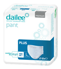 Dailee Pants M, L et XL - 15x Couches Adulte - Culotte Incontinence Femme, Homme