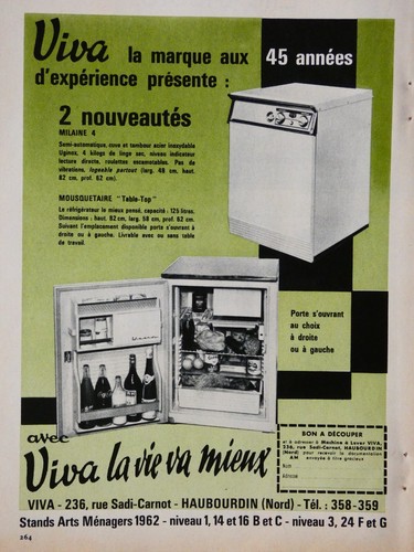 Publicité presse 1963 viva - 1963,