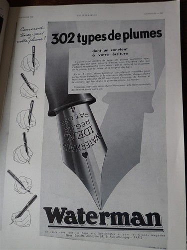 Waterman porte plume - porte, huile