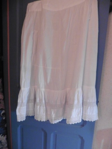 Ancien jupon long double - ancien,