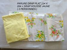 PARURE DE LIT DRAP PLAT 2 PERS