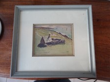 Aquarelle La Fontaine ou la