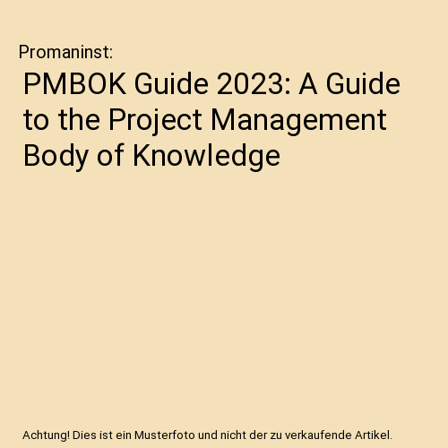Pmbok guide 2023 to - a,