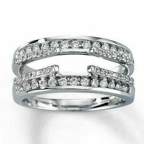 2ct round cut cubic - cubic, zirconia