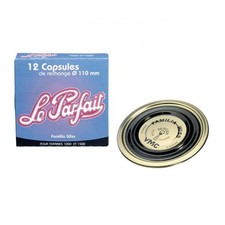 le parfait lot de 12 capsules pour bocaux à terrine 11cm 610086 familia wiss