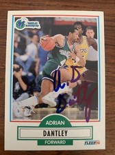Adrian Dantley Signed Card In