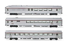 JOUEF HJ4164 SNCF HO Set “' Tee Mistral '”, 3 Voitures Mistral 69, Epoque IV