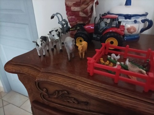 Tracteur avec animaux - de, la