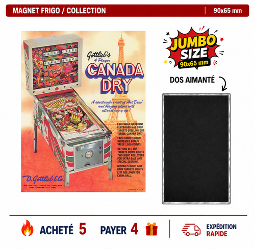 Magnet frigo canada dry - frigo, 90x65