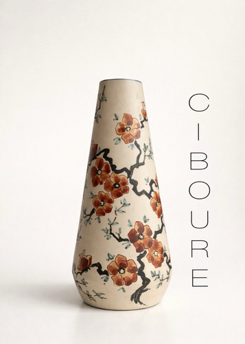 élégant vase ciboure - de,