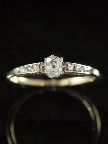 Bague fiançailles ancienne - bague,