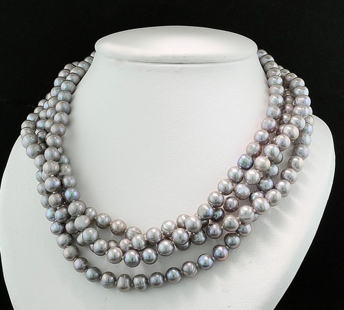 Collier perles culture - en,
