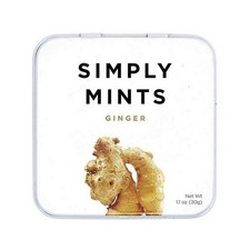 Gingembre Mints 30 Compte (Caisse De 6) Par Simplygum