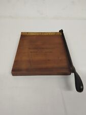 Massicot Ancien En Bois Kodak N°2 Trimming Boardmade In Usa