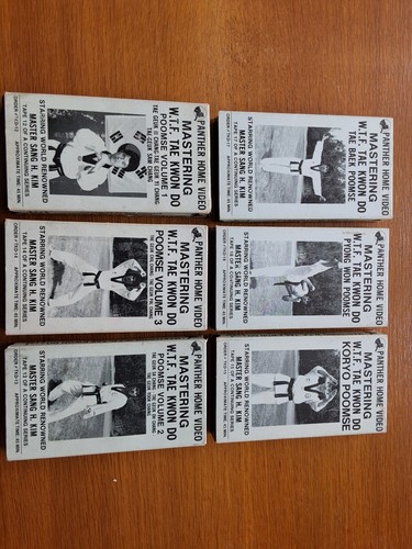 Cassettes vhs taekwondo - taekwondo, usa