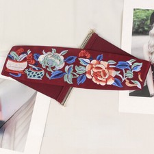 Femme Floral Broderie Large