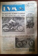 LVM - La Vie de la Moto n°104 du 1/11/1992; Velocette Venom Clubman/ Royal-Enfie
