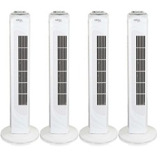 Ventilateur à Colonne 74 CM Poser Ventilateur Tour Ventilateur Bas Timer