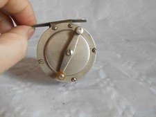 Ancien moulinet pêche à la mouche 6,5 cm avec moulinet 4 cm français années 50 état de marche