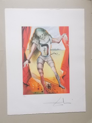 Lithographie salvador dali - lithographie,,