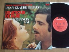 RARE LP 33T BOF OST FRANCIS LAI UN AMOUR DE PLUIE 1973 ROMY SCHNEIDER BRIALY  EX