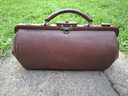 Valise sac médecin ancien - valise,