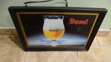 PLV ENSEIGNE LUMINAIRE DUVEL VINTAGE BISTROT BAR BIERE BEER BELGIUM