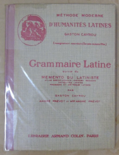 Grammaire latine memento - latine,