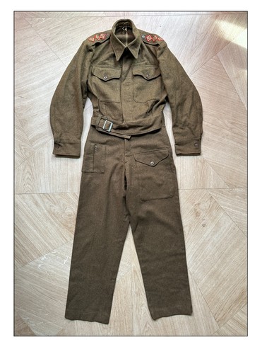 Ensemble battle dress - ensemble, daté