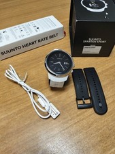 Montre GPS multifonction Suunto Spartan Sport blanche avec ceinture de fréque...