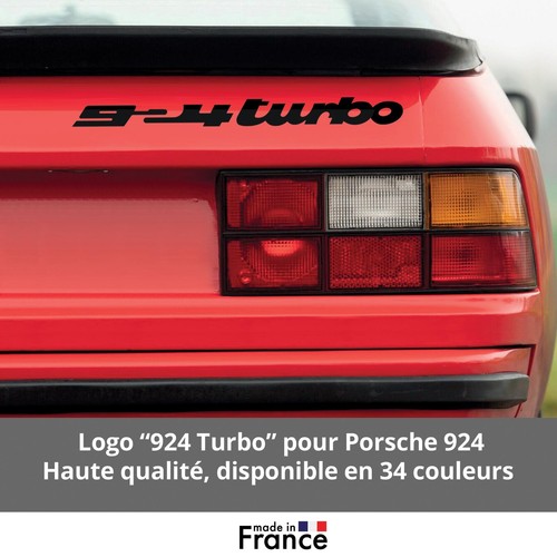 Logo porsche 924 turbo 1ère - logo,