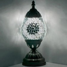 Lampe table verre - en,