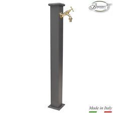 Fontaine Colonne en Acier avec Robinet pour extérieur Maison Jardin Mod. Olimpia