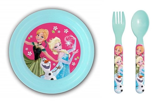 Assiette disney frozen - 3d,