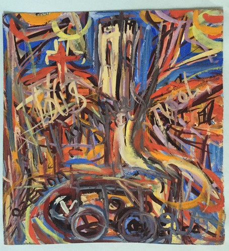 Ozenda peinture sur papier - peinture,
