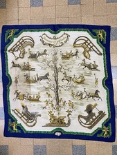 Carré  hermes vintage 90 Traîneaux Et Glissades