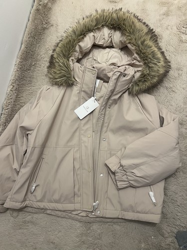 Veste parka femme m - parka, beige