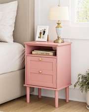 Table de chevet en bois rose