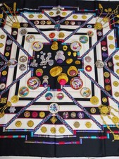 CARRE 90 HERMES silk carf PETITE MAINS