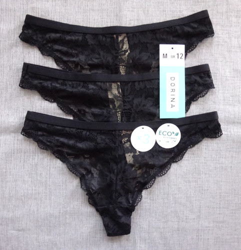 Lot string sexy - string, noir