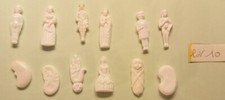 FEVES "    PLASTIQUE ANCIENNES LOT  N°10  DE 12 FEVES