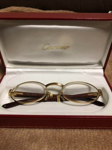 Lunettes cartier monture bois - lunettes,