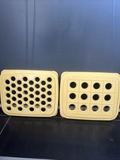 Tupperware lot de 2 plaques à ravioles Jaune