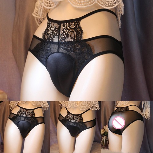 String homme dentelle maille