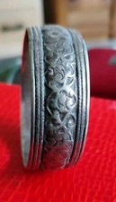 Ancien bracelet Manchette jonc berbère En Argent d'Essaouira 90 g
